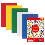 Фоамиран " deVente " А4 5л 5цв 2мм самоклеящийся, пластиковый пакет, европодвес