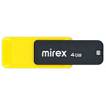 Флеш-диск " Mirex " 4GB City желтый USB 2.0