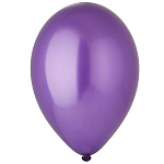 Шар латексный металлик 12"/30см Фиолетовый (Purple)