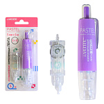 Корректирующая лента " deVente " Pastel 5мм*5м, полупрозрачный сиреневый корпус, фронтальный аппликатор, в комптекте сменный картридж, картонный блистер, европодвес