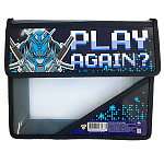 Папка " Пчелка " МАЛЫЙ ФОРМАТ А5-03 (230*190*50мм) на липучке Play again?, без уголка, пластик