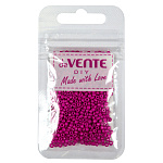Бисер " deVente " Diy Opaque круглый, непрозрачный матовый, 2мм, 10гр, розовый, пакет, европодвес
