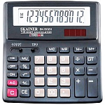 Калькулятор настольный 12 разрядов " Skainer " SK-502II, 156*157*33мм, двойное питание, черный