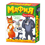 Игра карточная " Русский стиль " Мафия. Лесной переполох, состав: карты - 18шт, правила игры, картонная упаковка 17*14*4см