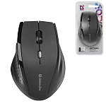 Мышь " Defender " MM-365 Accura беспроводная оптическая, 6 кнопки, черная, 1600 DPI, USB