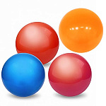 Мяч ПВХ d=20см, Ассорти, однотонный, накачанный, в сетке