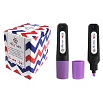 Текстовыделитель 1-5мм, фиолетовый " Attomex " картонная упаковка