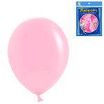 Шар латексный " KWELT " 10"/25см розовый
