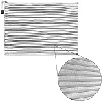 Папка на молнии " KWELT " А4 (250*340*10мм) Серебро, ПВХ