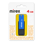 Флеш-диск " Mirex " 4GB City голубой USB 2.0