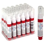 Корректирующая ручка " Attomex " 6мл, металлический наконечник, на спиртовой основе, морозоустойчивая, быстросохнущая, пластиковый поддон