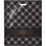 Пакет ПЭ " Интерпак " с вырубной ручкой ПВД, 50*60см 100мкм Эксперт