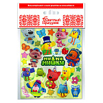 Набор наклеек Пасхальных 10*16см " Мимимишки ", пакет, европодвес