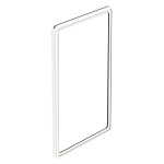 Рамка из ударопрочного пластика с закругленными углами PF-A4 белая