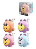 Точилка механическая " KWELT " Bear, 8,5*7*10см, ассорти (без возможности выбора дизайна), пластиковая упаковка 9*10,5*10,5ссм