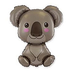 Шар фольгированный фигурный 31"/79см Коала