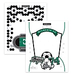 Обложка для тетрадей и дневников " Erich Krause " ПП 212*347мм 80мкм Mega Goal, ассорти, 12шт, пакет