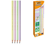 Карандаш ч/гр " BiC " Evolution Pastel HB, шестигранный, пластиковый, цвет корпуса- разноцветный, заточенный, картонная упаковка