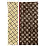 Обложка для паспорта " Имидж " Бренд, бежевая, с рисунком, натуральная кожа