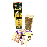 Игра настольная " Задира " Джанга Застольная, состав: 54 разноцветных блока с заданиями, материал - МДФ, картонная упаковка 25*38