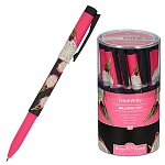 Ручка шариковая " Bruno Visconti " FreshWrite Fresh & fruity. Питахайя, синяя 0,7мм, резиновый держатель, колпачок с клипом, цвет корпуса - цветной с рисунком, пластиковый бокс
