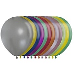 Шар латексный " Браво " металлик 12"/30см ассорти из 12 цветов