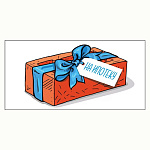 Конверт для денег " Мир поздравлений " 410 Юмор- На ипотеку, 168*84мм, глянцевый УФ-лак