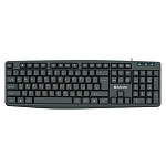 Клавиатура " Defender " Concept HB-164 черная, мембранная, проводное подключение USB, 1,8м, картонная упаковка