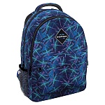 Рюкзак " Erich Krause " 44*23*33см EasyLine 20L Neon Dragonflies, синий, мягкая спинка, 2 отделения, внешний карман на передней стенке на молнии, 2 боковых кармана, регулируемые лямки, кармашек на молнии на лямке