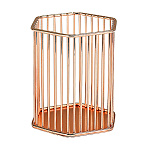 Стакан " KWELT " 7,5*8,5*10см, металлический, шестигранный, медный