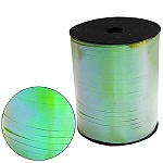 Лента для шаров " KWELT " 5мм*500м перламутровая салатовая