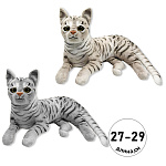 Мягкая игрушка " KWELT " Кот, 27-29см, ассорти (без возможности выбора цвета)