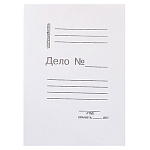 Обложка картонная Дело " Эко-Нева " А4 250г/м2 немелованная, белая