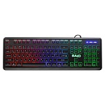 Клавиатура " Defender " Raid GK-778DL черная, мембранная, проводное подключение USB, 1,5м, RGB-подсветка