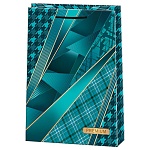 Пакет бумажный " Мир открыток " 32,7*26*13,5см Абстракции, ламинированный