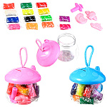 Тесто для лепки " Mazari " Домик-гриб, 13гр, 14 цветов, формочки 4шт, пластиковая упаковка