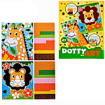 Аппликация из EVA А5+ " Mazari " Animals, 2 картинки, наклейки, пакет