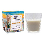 Свеча ароматизированная в стакане Новогодняя " РСМ " Сочельник, 130*78,5мм, время горения 30часов, гланцевая картонная коробка