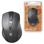 Мышь " Defender " ММ-265 Datum беспроводная оптическая, 3 кнопки, черная, 1200 DPI, USB