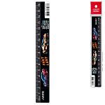 Линейка " deVente " Fast Or Last 16см, пластиковая, с рисунком