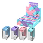 Точилка пласт. с контейнером 1 отв. City Mini, Pastel, ассорти