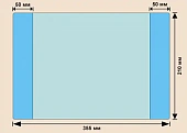 Обложка 210*355 Ф для тетрадей и дневников ПВХ прозр. 110мкм