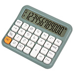 Калькулятор настольный 12 разрядов " deVente " Q-15G, 152*132*38мм, двойное питание, оливковый