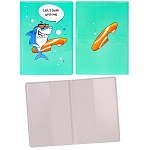 Обложка для паспорта " Миленд " Акула, 130*95мм, ПВХ