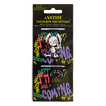 Набор магнитных закладок " deVente " Bad Rabbit 90*33мм, 2 шт, пластиковый блистер с европодвесом