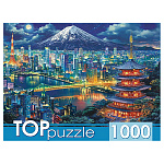 Пазлы " TOPpuzzle " 1000элементов Ночной Токио, 67*47см, картонная упаковка 19,9*15,4*7,4см