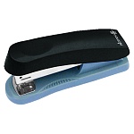 Степлер №24/6, 26/6 на 25л " Attomex " 80скоб №24/6, 100скоб №26/6, пластиковый, глубина закладки бумаги 56мм, металлический механизм подачи скоб, черный, картонная упаковка