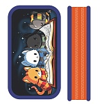 Пенал " Пчелка " ПО-090 2 отделения 105*190*30мм Ночные сказки, тканевый торец