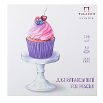 Планшет для графики " Лилия Холдинг " 210*210 20л Маленькие радости, склейка, белая бумага, плотность - 200г/м2, жесткая подложка