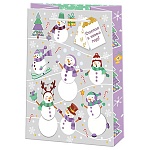 Пакет Новогодний бумажный " Мир открыток " 18*22,7*10см Счастья в новом году! ламинированный